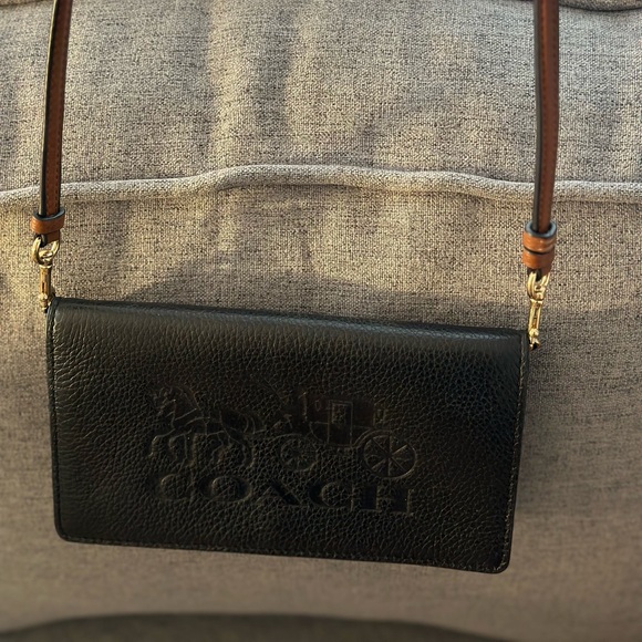 Coach crossbody/foldover bag embossed horse and carriage - Picture 3 of 4